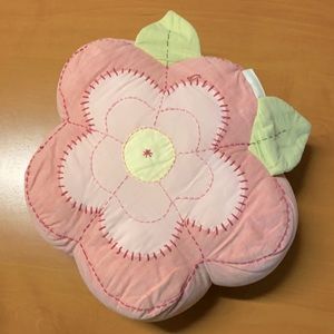 Pottery Barn flower pillow